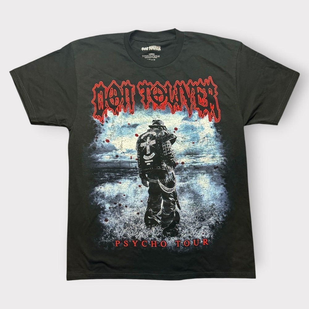Don Toliver Psycho Tour Graphic T-Shirt Black Mens Large‎ Concert Merch Tee